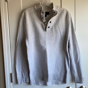 INC grey sweater